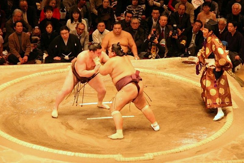 Sumo là môn thể thao truyền thống cuội nguồn của giang sơn mặt mày trời mọc