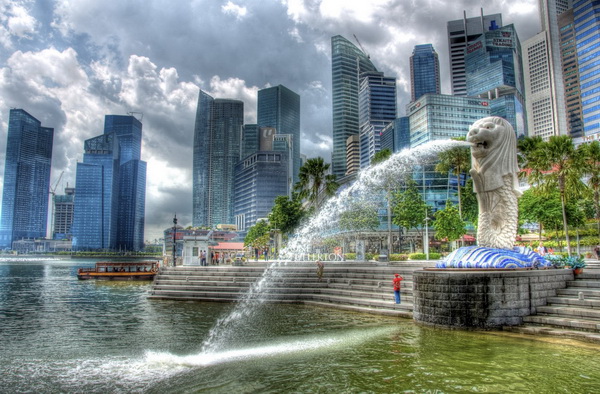 cong-vien-su-tu-bien-merlion-park