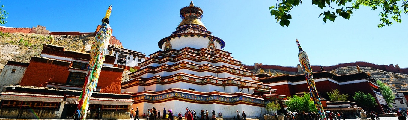 Thập Vạn Phật Tháp (Gyantse Kumbum) - cũng là tháp Stupa (Chorten) lớn nhất và độc đáo nhất trên cao nguyên Thanh Tạng