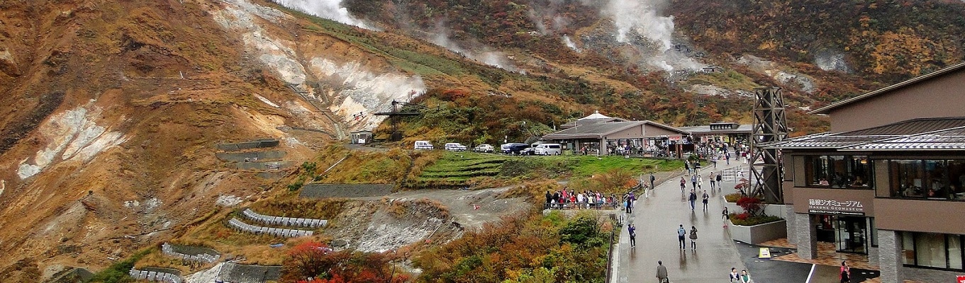 Thung lũng Owakudani là thung lũng được hình thành từ lần phun trào cuối cùng của núi lửa Hanoke cách đây 3000 năm với hàng loạt suối nước nóng nhiều khoáng chất bao quanh