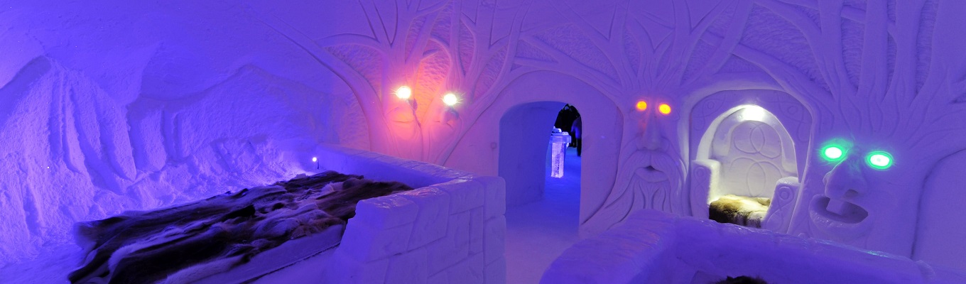 Khách sạn băng Snow Hotel tại Kirkenes, một trong những khách sạn bằng băng độc đáo trên thế giới.