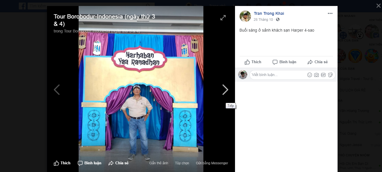MR TRAN TRONG KHAI - BOROBUDUR 31-05-2018
