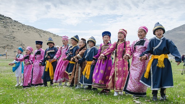 Bộ tộc người Buryat ở Nga.