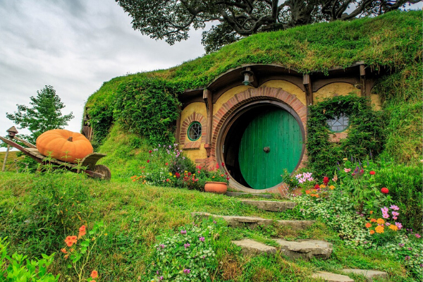 ngôi nhà ở làng Hobbiton