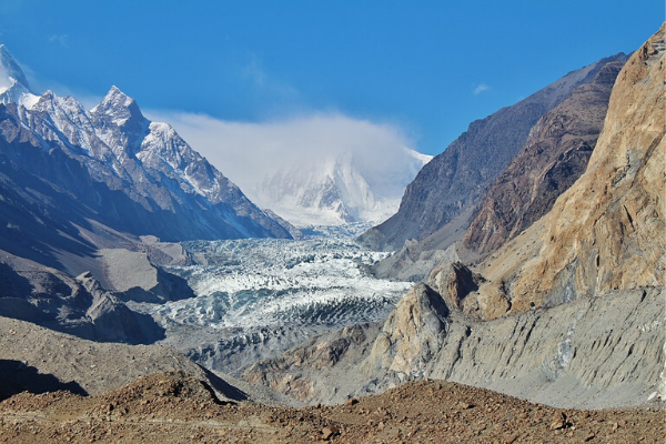 ngắm sông băng Passu