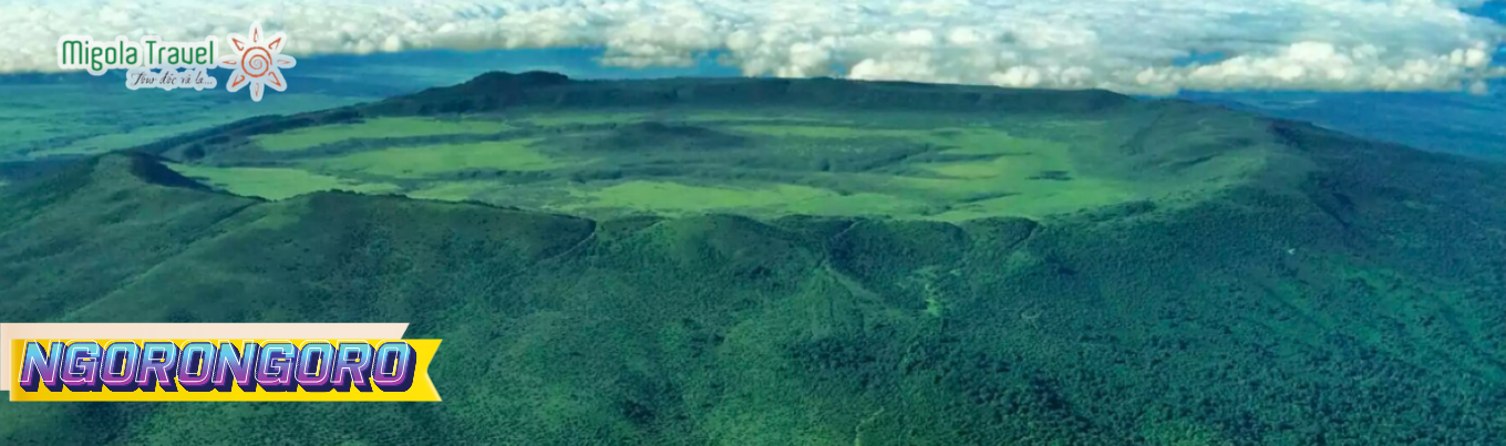 Vườn quốc gia Ngorongoro nằm cách thành phố Arusha,
Tanzania khoảng 180 km về phía tây. Khu bảo tồn này thuộc vùng cao nguyên Ngorongoro, một khu vực địa chất đặc biệt với nhiều miệng núi lửa đã ngừng hoạt động khoảng 3 triệu năm.