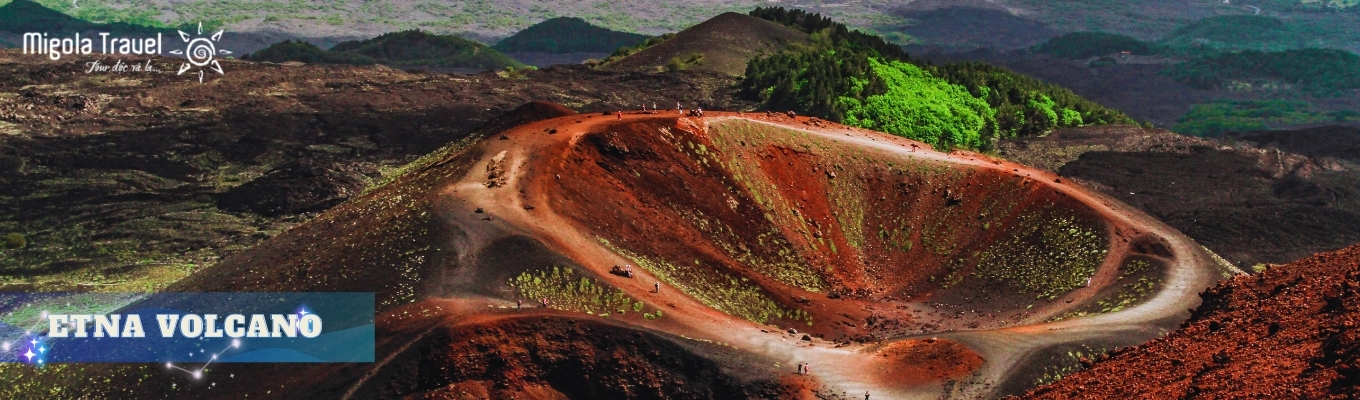 Núi Etna là một trong các núi lửa hoạt động mạnh nhất thế giới và ở trong trạng thái gần như không đổi. Đất núi lửa màu mỡ hỗ trợ cho nông nghiệp phát triển, với những vườn nho và vườn cây ăn trái trải rộng khắp sườn núi thấp và đồng bằng Catania rộng lớn phía nam