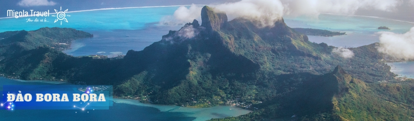 Hòn đảo có điện tích vỏn vẹn 39km2 được bao bọc bởi vô số đầm phá trong xanh cùng những rạn san hô, đá ngầm trù phú. Vì dòng lịch sử vùng Polynesia gắn liền với nền bảo hộ của Pháp, cho đến ngày nay, sự giao thoa văn hóa Âu – Thái Bình Dương vẫn diễn ra hằng ngày với người dân Pháp và Polynesian. Nếu một anh chàng người Pháp ngỏ lời mời bạn gái cùng đến Bora Bora thì có nghĩa rằng anh ta đang cầu hôn người bạn gái của mình.