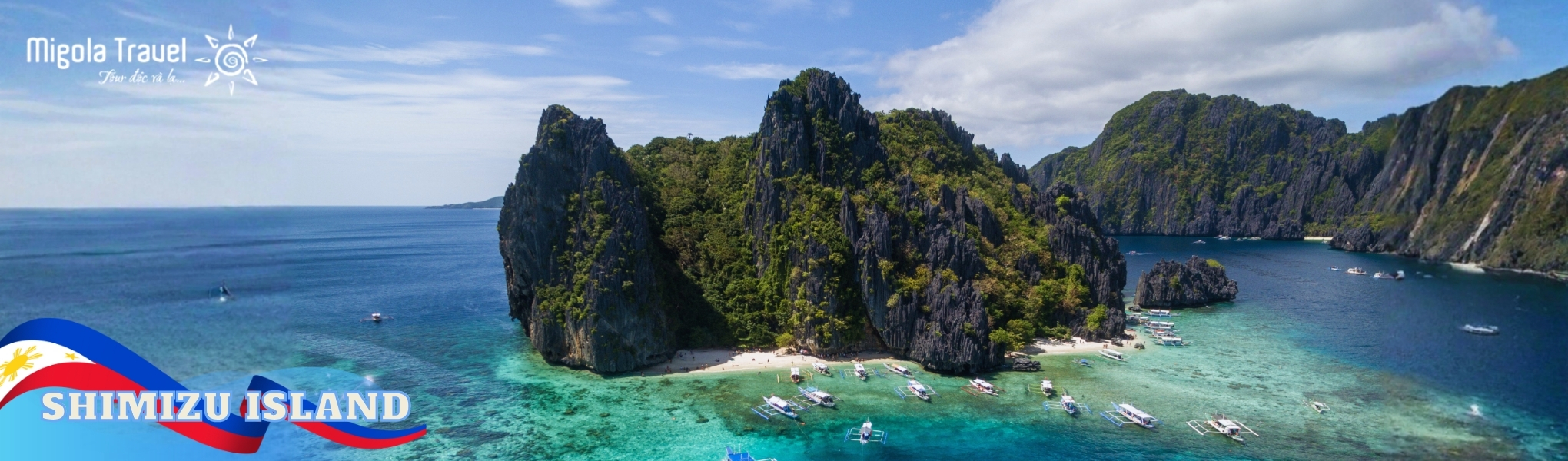 Đảo Shimuzu là một trong những đảo nhỏ xung quanh vịnh El Nido. Vẻ đẹp quyến rủ của Shimuzu thu hút rất nhiều thợ lặn đến đây. Trên đảo là một hệ sinh thái rừng rậm nhiệt đới và các dòng chảy ngầm dưới cánh rừng